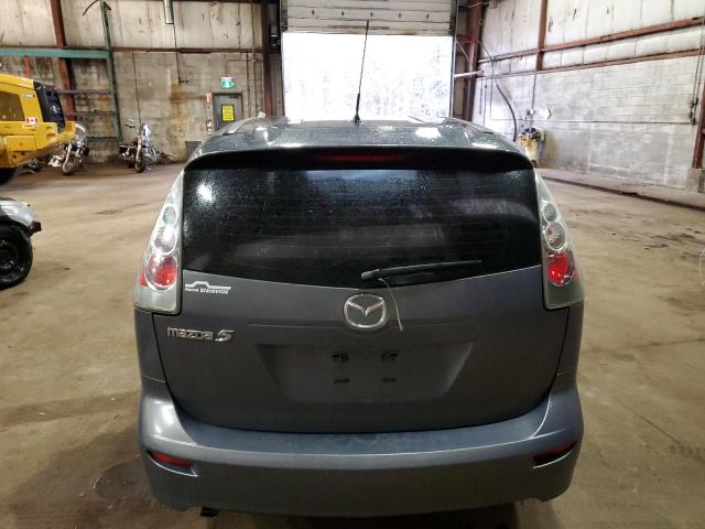 JM1CR293670148305 - 2007 MAZDA 5 GRAY photo 6