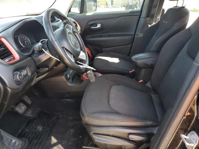 ZACCJBCB1HPE76153 - 2017 JEEP RENEGADE TRAILHAWK BLACK photo 7