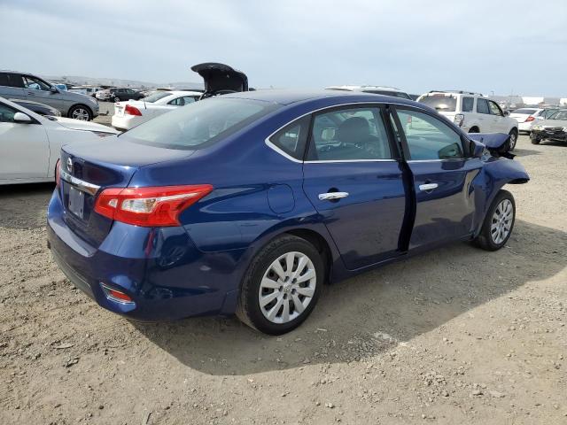 3N1AB7AP6KY275063 - 2019 NISSAN SENTRA S BLUE photo 3