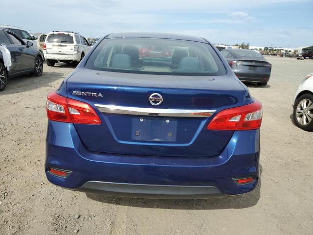 3N1AB7AP6KY275063 - 2019 NISSAN SENTRA S BLUE photo 6