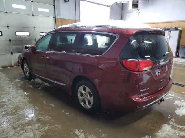 2C4RC1EGXHR585262 - 2017 CHRYSLER PACIFICA TOURING L PLUS BURGUNDY photo 2