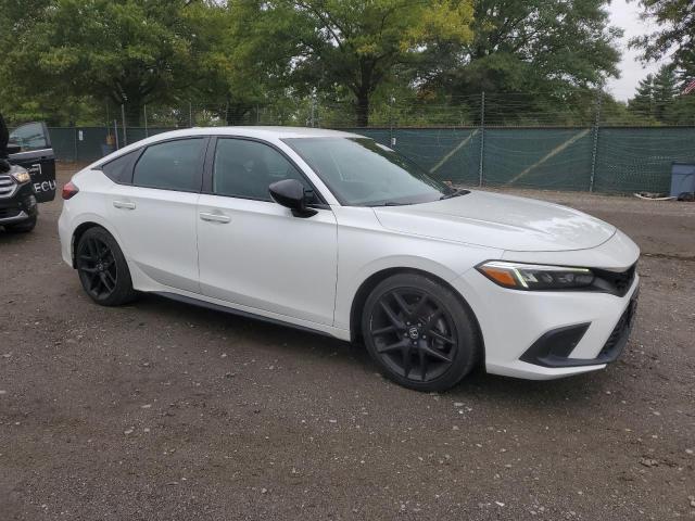 19XFL2H86NE016483 - 2022 HONDA CIVIC SPORT WHITE photo 4