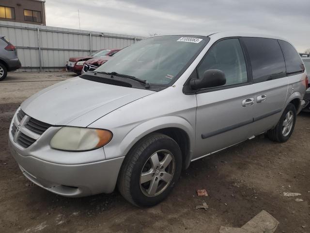 1D4GP45R37B179726 - 2007 DODGE CARAVAN SXT SILVER photo 1