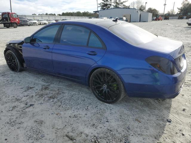 WDDUG6EB5JA356536 - 2018 MERCEDES-BENZ S 450 4MATIC BLUE photo 2