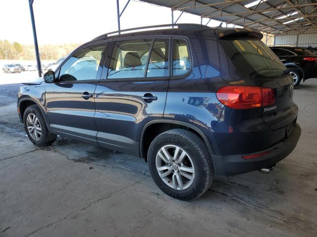 WVGAV7AX4GW580043 - 2016 VOLKSWAGEN TIGUAN S BLUE photo 2