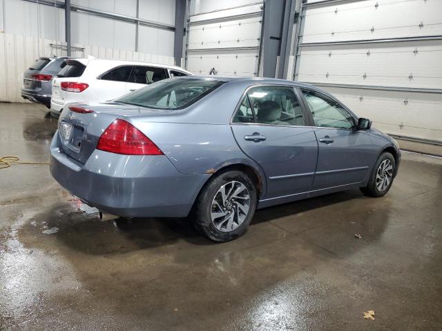 1HGCM56797A145157 - 2007 HONDA ACCORD EX BLUE photo 3