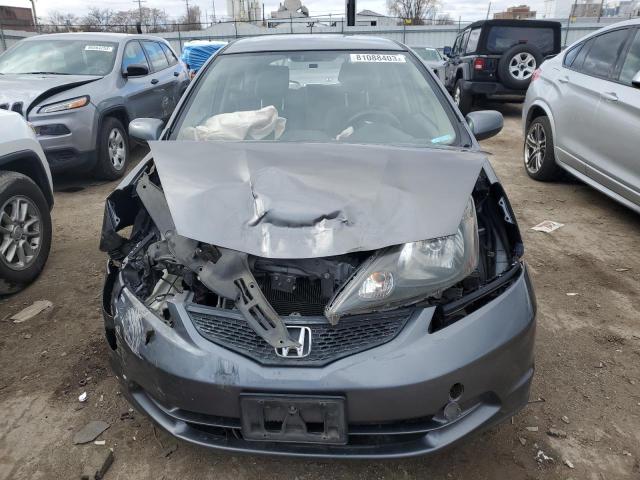 JHMGE8H34DC047581 - 2013 HONDA FIT GRAY photo 5