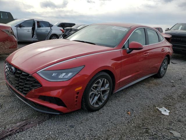 5NPEL4JA5LH059032 - 2020 HYUNDAI SONATA SEL RED photo 1