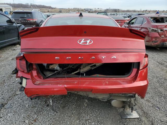 5NPEL4JA5LH059032 - 2020 HYUNDAI SONATA SEL RED photo 6