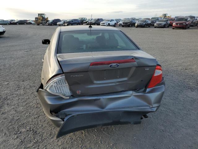 3FAHP0HA5BR112555 - 2011 FORD FUSION SE GRAY photo 6