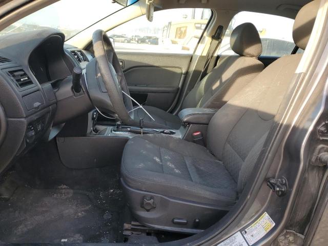 3FAHP0HA5BR112555 - 2011 FORD FUSION SE GRAY photo 7