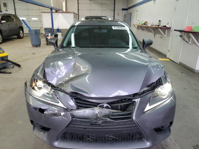 JTHCF1D24F5020758 - 2015 LEXUS IS 250 GRAY photo 5