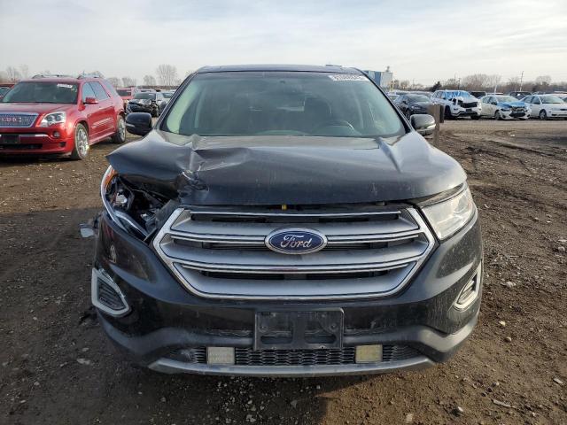 2FMTK4J86FBB46179 - 2015 FORD EDGE SEL BLACK photo 5