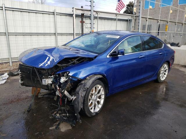 1C3CCCEG4FN512856 - 2015 CHRYSLER 200 C BLUE photo 1