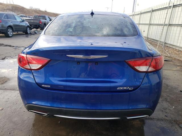 1C3CCCEG4FN512856 - 2015 CHRYSLER 200 C BLUE photo 6