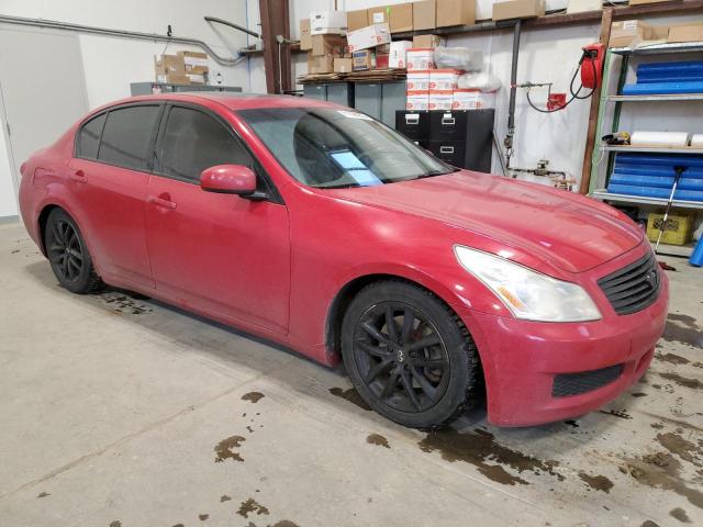 JNKBV61FX7M812858 - 2007 INFINITI G35 RED photo 4