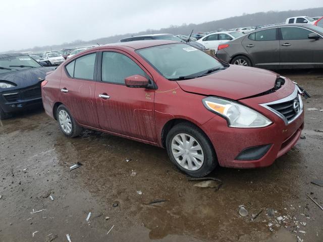 3N1CN7AP9JL884563 - 2018 NISSAN VERSA S RED photo 4