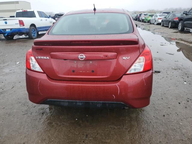 3N1CN7AP9JL884563 - 2018 NISSAN VERSA S RED photo 6