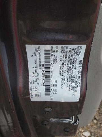 1FAHP34N57W167098 - 2007 FORD FOCUS ZX4 GRAY photo 12