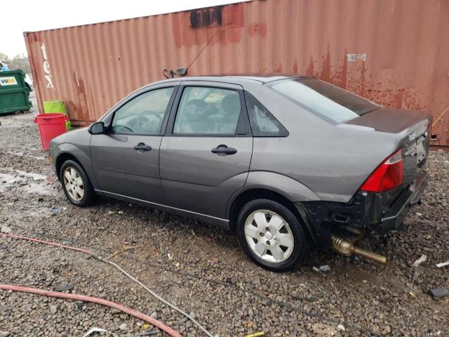 1FAHP34N57W167098 - 2007 FORD FOCUS ZX4 GRAY photo 2