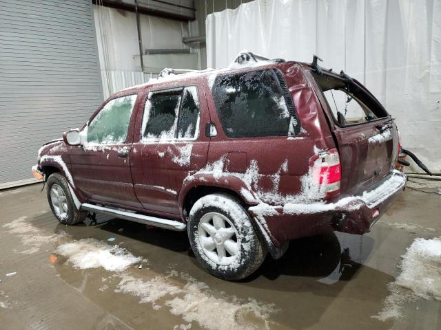 JN8DR09Y51W588383 - 2001 NISSAN PATHFINDER LE BURGUNDY photo 2