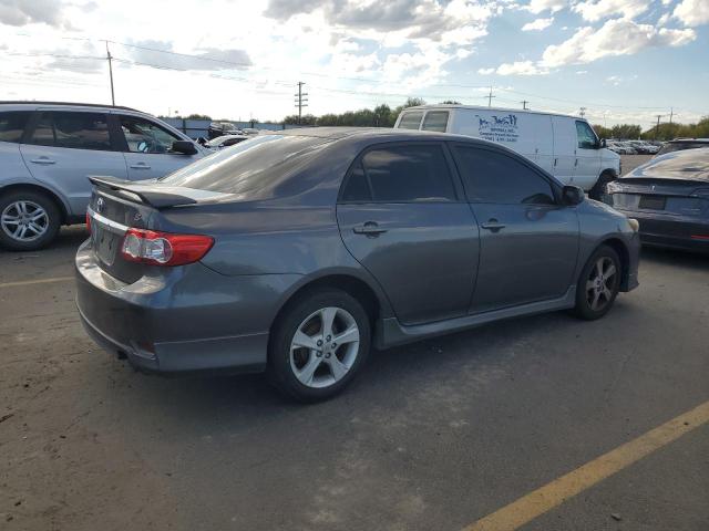 2T1BU4EE7BC556548 - 2011 TOYOTA COROLLA BASE GRAY photo 3