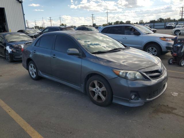 2T1BU4EE7BC556548 - 2011 TOYOTA COROLLA BASE GRAY photo 4