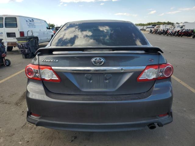 2T1BU4EE7BC556548 - 2011 TOYOTA COROLLA BASE GRAY photo 6
