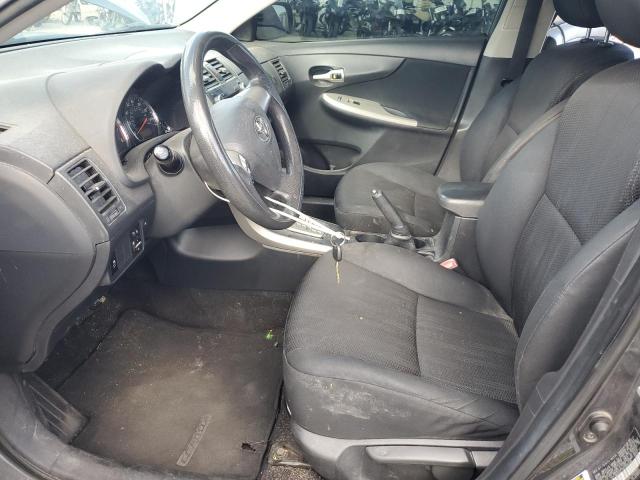 2T1BU4EE7BC556548 - 2011 TOYOTA COROLLA BASE GRAY photo 7