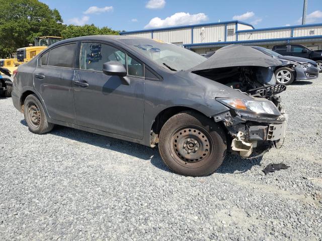 2HGFB2F52DH600377 - 2013 HONDA CIVIC LX GRAY photo 4