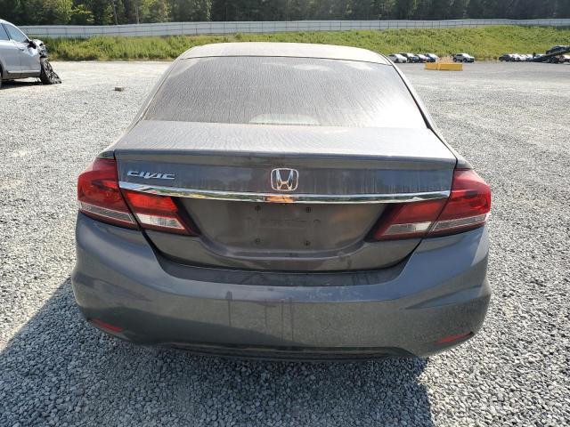 2HGFB2F52DH600377 - 2013 HONDA CIVIC LX GRAY photo 6