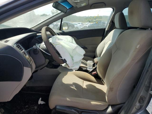 2HGFB2F52DH600377 - 2013 HONDA CIVIC LX GRAY photo 7