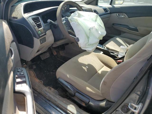 2HGFB2F52DH600377 - 2013 HONDA CIVIC LX GRAY photo 8