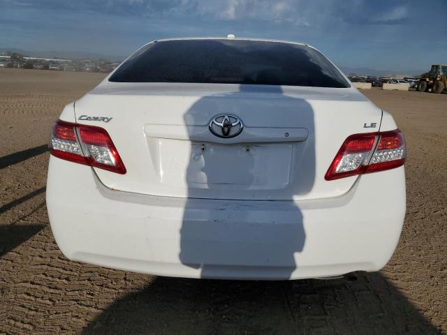 4T1BF3EK5AU523507 - 2010 TOYOTA CAMRY BASE WHITE photo 6