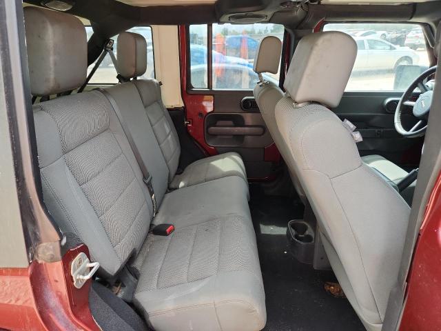 1J8GA591X7L105828 - 2007 JEEP WRANGLER SAHARA BURGUNDY photo 11