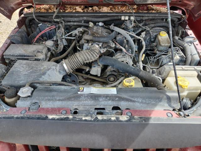 1J8GA591X7L105828 - 2007 JEEP WRANGLER SAHARA BURGUNDY photo 12