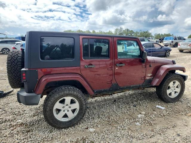 1J8GA591X7L105828 - 2007 JEEP WRANGLER SAHARA BURGUNDY photo 3