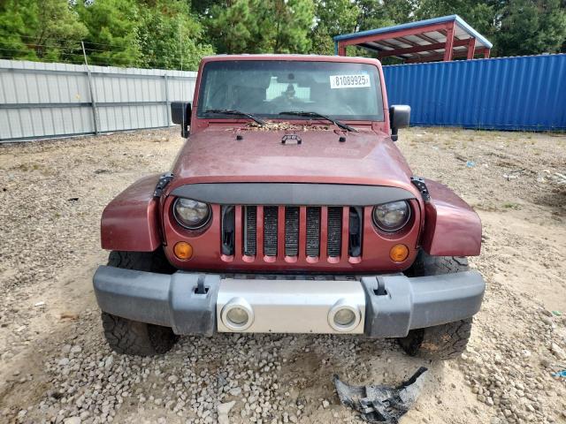 1J8GA591X7L105828 - 2007 JEEP WRANGLER SAHARA BURGUNDY photo 5