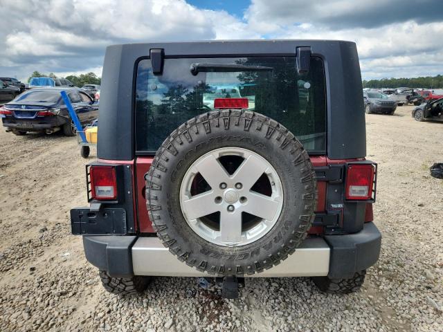 1J8GA591X7L105828 - 2007 JEEP WRANGLER SAHARA BURGUNDY photo 6