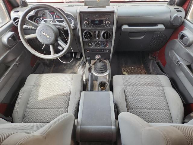 1J8GA591X7L105828 - 2007 JEEP WRANGLER SAHARA BURGUNDY photo 8