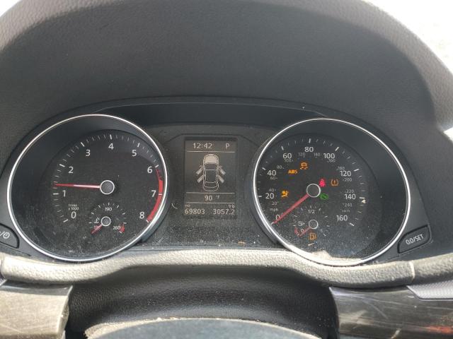 1VWBT7A34HC018431 - 2017 VOLKSWAGEN PASSAT SE Сріблястий фото 9