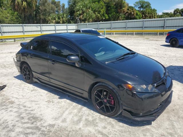 1HGFA16886L090727 - 2006 HONDA CIVIC EX أسود صورة 4