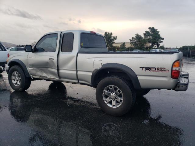 5TESN92NX1Z742320 - 2001 TOYOTA TACOMA XTRACAB PRERUNNER ვერცხლისფერი ფოტო 2