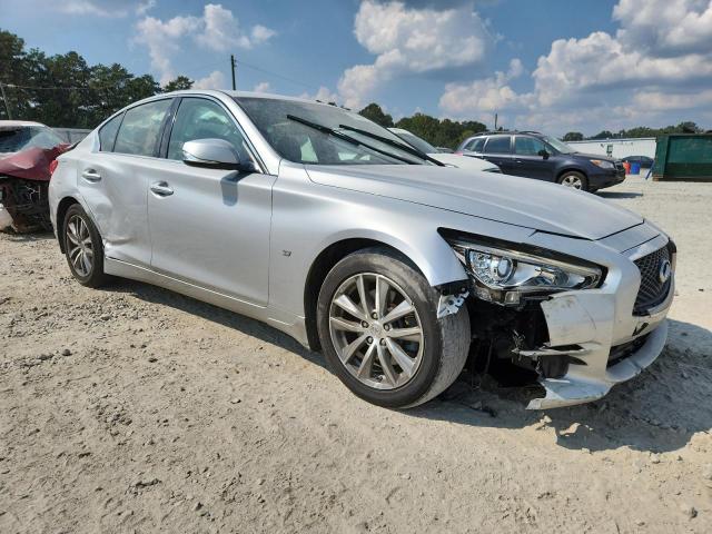 JN1BV7AP1FM347677 - 2015 INFINITI Q50 BASE SILVER photo 4