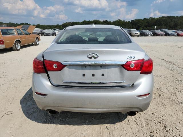 JN1BV7AP1FM347677 - 2015 INFINITI Q50 BASE SILVER photo 6