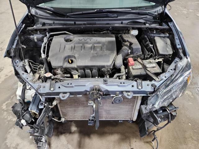 2T1BURHE6KC244083 - 2019 TOYOTA COROLLA L GRAY photo 11