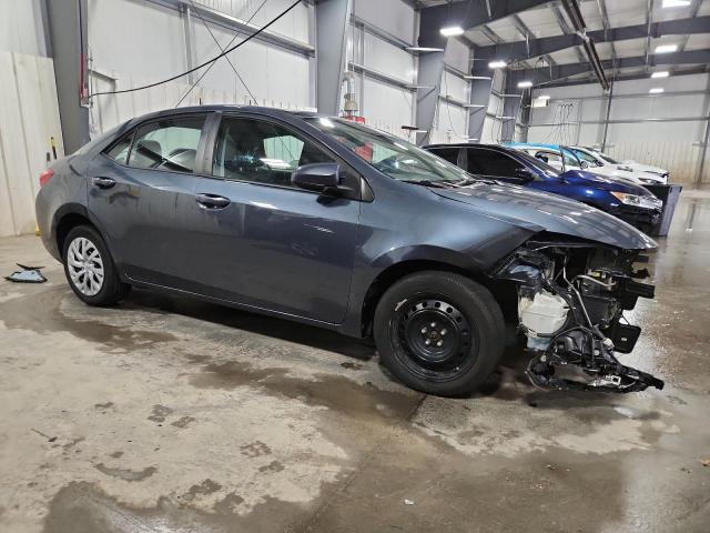 2T1BURHE6KC244083 - 2019 TOYOTA COROLLA L GRAY photo 4