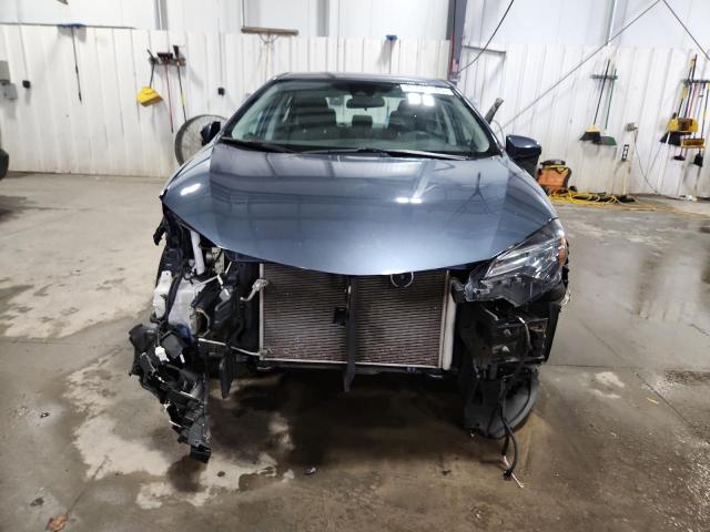 2T1BURHE6KC244083 - 2019 TOYOTA COROLLA L GRAY photo 5