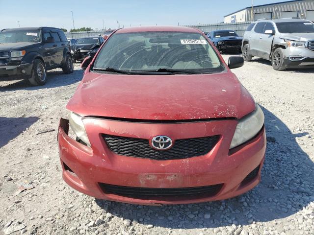1NXBU40EX9Z145175 - 2009 TOYOTA COROLLA BASE Rouge photo 5