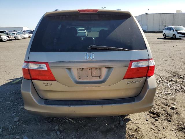 5FNRL38735B107845 - 2005 HONDA ODYSSEY EXL GOLD photo 6
